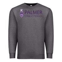 Charcoal Heather Palmer College of Chiropractic Premium Sweatshirt - artisFamous