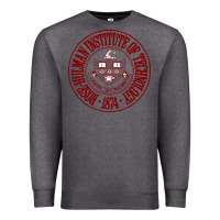 Charcoal Heather Rose–Hulman Institute of Technology College Premium Sweatshirt - artisFamous