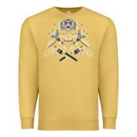 Antique Gold guns & roses 7 Premium Sweatshirt - artisFamous