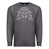 Charcoal Heather guns & roses 7 Premium Sweatshirt - artisFamous