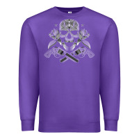 Purple guns & roses 7 Premium Sweatshirt - artisFamous