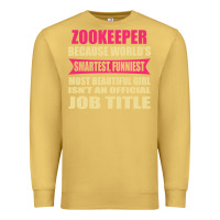 Antique Gold zookeeper funniest isn't a jobtitle Premium Sweatshirt - artisFamous