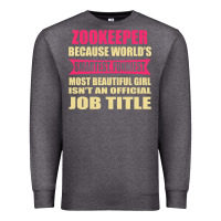 Charcoal Heather zookeeper funniest isn't a jobtitle Premium Sweatshirt - artisFamous