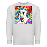 Dove Grey POP ART RETRO Premium Sweatshirt - artisFamous