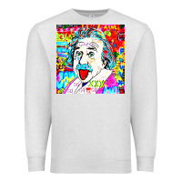 Oatmeal Heather POP ART RETRO Premium Sweatshirt - artisFamous