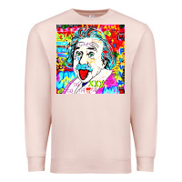 Pale Pink POP ART RETRO Premium Sweatshirt - artisFamous