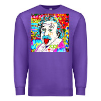 Purple POP ART RETRO Premium Sweatshirt - artisFamous