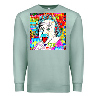 Seafoam POP ART RETRO Premium Sweatshirt - artisFamous