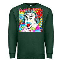 Sports Green POP ART RETRO Premium Sweatshirt - artisFamous