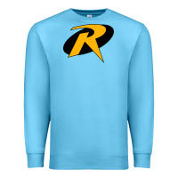 Ocean Blue Robin Premium Sweatshirt - artisFamous