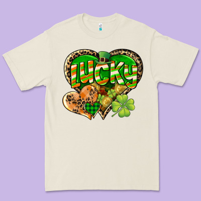 Lucky Heart St. Patrick's Day Premium Tee Designed By Cowgirlartshop