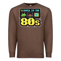 Chestnut BACK TO THE 80S Premium Sweatshirt - artisFamous