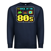 Navy BACK TO THE 80S Premium Sweatshirt - artisFamous