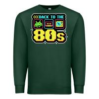 Sports Green BACK TO THE 80S Premium Sweatshirt - artisFamous