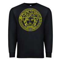 Black VINTAGE  Medusa Premium Sweatshirt - artisFamous