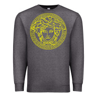 Charcoal Heather VINTAGE  Medusa Premium Sweatshirt - artisFamous