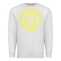 Oatmeal Heather VINTAGE  Medusa Premium Sweatshirt - artisFamous