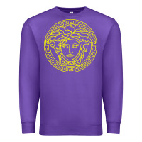 Purple VINTAGE  Medusa Premium Sweatshirt - artisFamous