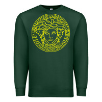 Sports Green VINTAGE  Medusa Premium Sweatshirt - artisFamous