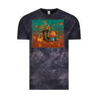 Cloud Black fall tumbler Vintage Tee - RanaPortraitStore