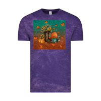 Cloud Purple fall tumbler Vintage Tee - RanaPortraitStore