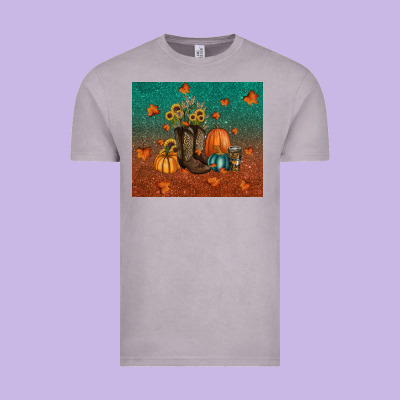 Fall Tumbler Vintage Tee Designed By Ranaportraitstore