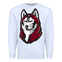 White bloomsburg huskies Premium Sweatshirt - artisFamous