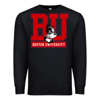 Black boston university terriers Premium Sweatshirt - artisFamous