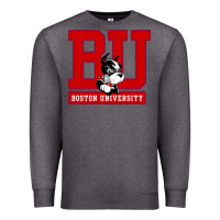 Charcoal Heather boston university terriers Premium Sweatshirt - artisFamous