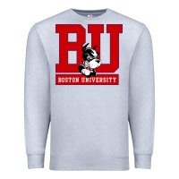 Heather Grey boston university terriers Premium Sweatshirt - artisFamous