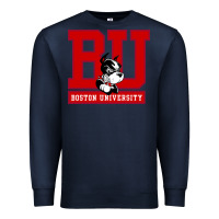 Navy boston university terriers Premium Sweatshirt - artisFamous