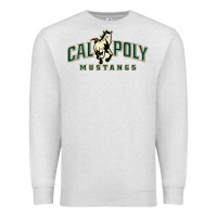 Oatmeal Heather cal poly mustangs Premium Sweatshirt - artisFamous