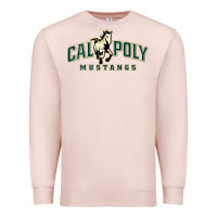 Pale Pink cal poly mustangs Premium Sweatshirt - artisFamous