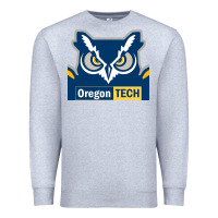 Heather Grey Oregon Tech Gift Premium Sweatshirt - artisFamous