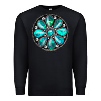 Black turquoise gemstone Premium Sweatshirt - JahusDesignShop