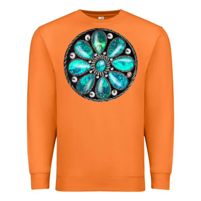 Turquoise Gemstone Premium Sweatshirt by JahusDesignShop | Teevron