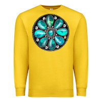 Lemon turquoise gemstone Premium Sweatshirt - JahusDesignShop