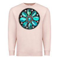 Pale Pink turquoise gemstone Premium Sweatshirt - JahusDesignShop