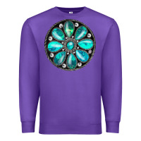 Purple turquoise gemstone Premium Sweatshirt - JahusDesignShop