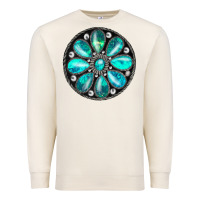 Sandshell turquoise gemstone Premium Sweatshirt - JahusDesignShop