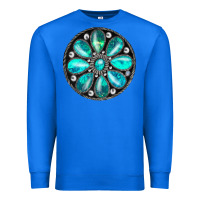 True Royal turquoise gemstone Premium Sweatshirt - JahusDesignShop