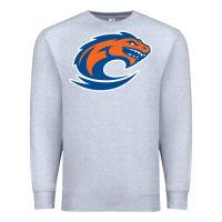 Heather Grey clayton state loch orange Premium Sweatshirt - artisFamous