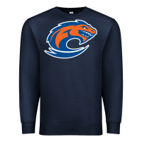 Navy clayton state loch orange Premium Sweatshirt - artisFamous