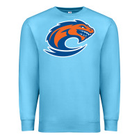 Ocean Blue clayton state loch orange Premium Sweatshirt - artisFamous