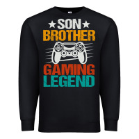 Black gaming gifts for teenage boys 8 12 year old christmas gamer Premium Sweatshirt - artisFamous