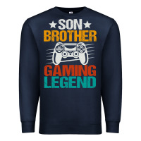 Navy gaming gifts for teenage boys 8 12 year old christmas gamer Premium Sweatshirt - artisFamous