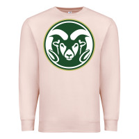 Pale Pink colorado state rams Premium Sweatshirt - artisFamous