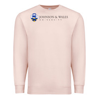 Pale Pink Johnson & Wales College Art Premium Sweatshirt - artisFamous