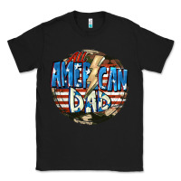 Black All american dad 4th of july Classic Tee - CowGirlArtShop