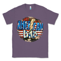 Lavender All american dad 4th of july Classic Tee - CowGirlArtShop